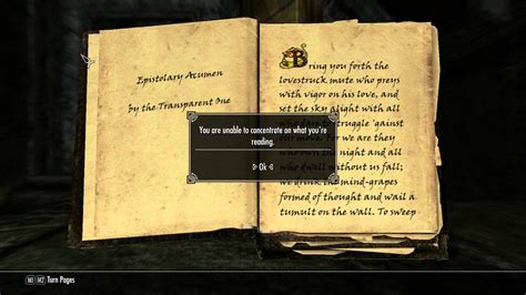 black book epistolary acumen|skyrim black book walkthrough.